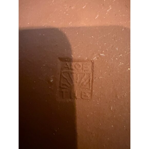 Tile Grape & Leaf Ceramic Framed Mirror Signed READ - Picture 7 of 9